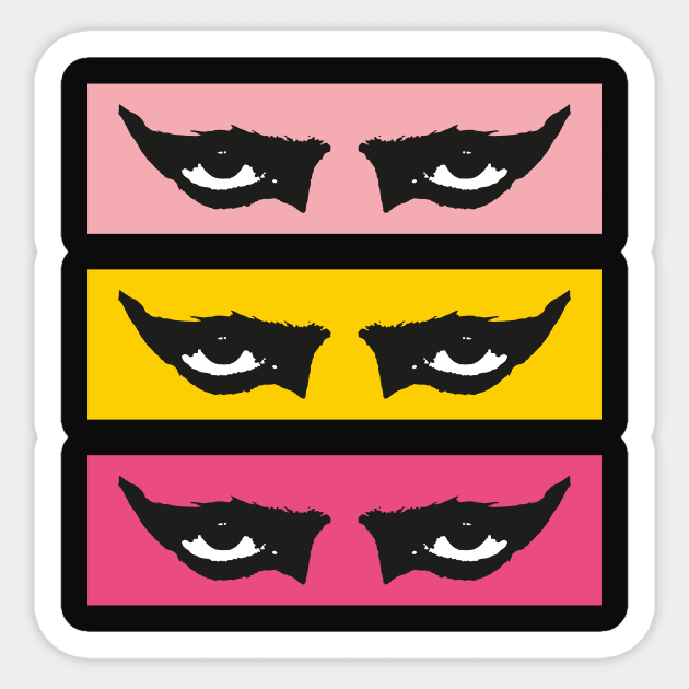 All Eyes Open Sticker by Lili O' Riot